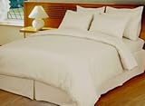 Ivory Damask Stripe Down Alternative 4-pc Comforter Set, King/Cal-King