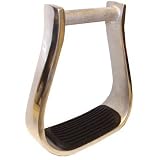 Aluminum Western Stirrups with Rubber Pad