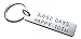 Aluminum Tag Keychain Engraved with 