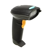 2m USB Laser-Barcodescanner Laser Barcode Scanner Handscanner Handheld Lesegerät schwarz