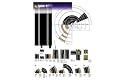 Scalextric C8205 1:32 Scale Standard Straight 350mm (2)(C160) Sport Building and Sport Track Accessory