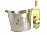 Etched Wine Cooler -Nickel