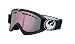 Dragon DXS Snow Goggles - Jet Frame/Pink Ionized Lens/Black Round Logo Strap