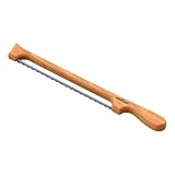 Mountain Woods Original Fiddle Bow Bread Knife Oak - Left Hand