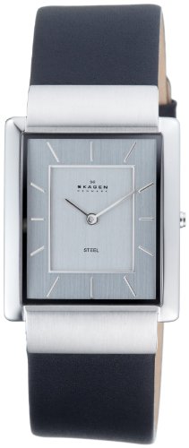 Skagen Herrenarmbanduhr Slimline Leder 224LSL