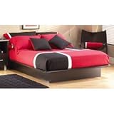 314wPpJ%2BiIL. SL160  Black Pure Black Platform Bed   Queen