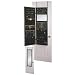 Over the Door Jewelry Armoire Mirror Cabinet in Black