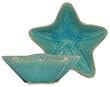 Ceramic Pottery Starfish Azure Small Bowl 4 1/2"D x 1 1/2"H Set of 6