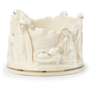 Mikasa Holiday Splendor Nativity Pillar Candleholder
