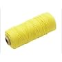 Faithfull Hi Vis Nylon Brick Line 105m - Yellow