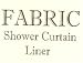 EXTRA LONG size FABRIC Shower Curtain/LINER 72'' wide x 84'' long - BEIGE
