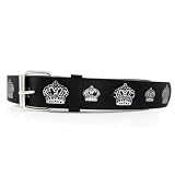 Hip Hop Wholesale - BLACK BELT \W CROWN WITH BUCKLE, FIT ANY KIND OF BUCKLE