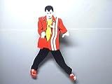 ELVIS PRESLEY Red Pendulum / Swinging Legs Clock *NEW*
