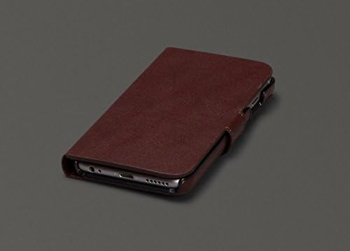 Sena Genuine Leather Antorini Wallet Book Case for Iphone 6 Plus, Iphone 6s Plus (5.5-in Version,brown)