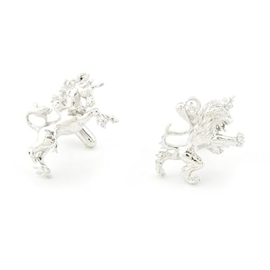 Lion and Unicorn Cufflinks by Bill Skinner||EVAEX