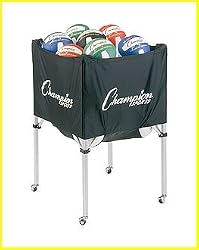 Champion Sports Deluxe Volleyball Storage Cart