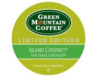 Green Mountain Coffee for Keurig Brewers, Island Coconut, 24-Count K-Cups