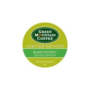 Green Mountain Coffee for Keurig Brewers Island Coconut K-Cup Portion Pack for Keurig K-Cup Brewers 24-Count
