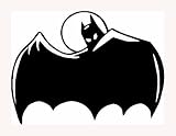 BATMAN with CAPE Vinyl Sticker/Decal (Comics,Cartoon)
