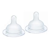 Coddlelife Stage 3 Original Vented Silicone Nipple, 2-Pack
