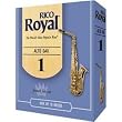 Rico Royal Alto Sax Reeds, Strength 1.0, 10-pack