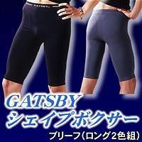 GATSBY シェイプボクサーブリーフ（ロング2色組） L