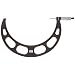 Starrett 436 Series Outside Micrometer, Ratchet Stop, Lock Nut, Inch