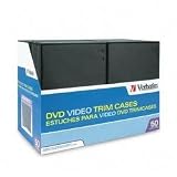 Verbatim 95094 DVD Video Trimcases - 50 Pack (Black)