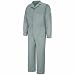 Bulwark Flame Resistant 6 oz Cotton/Nylon Excel FR ComforTouch Long Deluxe Coverall with Concealed Snap On Cuff, Grey, Size 52