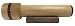 N & J Kaleidoscope in Solid Jalneem Wood with Walnut Accents, 7 3/4 Inches, Beaded Turning Chamber, Gift Idea!