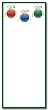 Christmas Bulbs - Slim Christmas Party Invitations
