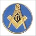 Masonic Blue Auto Emblem