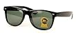 Classic Vintage Buddy Nerd Wayfarer Blues Brothers DarK Lens Sunglasses - Black 200