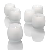 Set of 12 Flameless Hurricane Holders