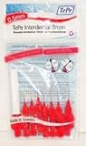 TePe Interdental Brushes 0.5mm Red - 1 Packets of 8 (8 Brushes) [Misc.]