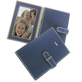 Kate Spade BABY navy-blue large canvas trifold - 3x5