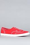 Vans Footwear The Authentic Lo Pro Sneaker in Red Printed Oxford - Sneakers for Women
