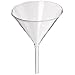 WPI CG-0320 Glass Buret Filling Funnel with 60 Degree Angle Bowl, 63mm Stem, 65mm Top Diameter x 83mm Length (Pack of 12)