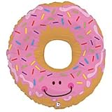 Betallic 30" Pink Frosted Rainbow Sprinkle Doughnut Foil Mylar Balloon