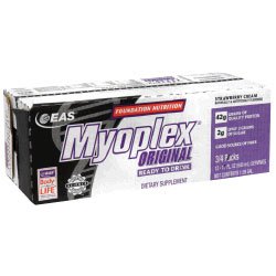EAS Myoplex Original Ready-to-Drink Nutrition Shake, Strawberry, 4 Count, 17 Ounce (Pack of 3)