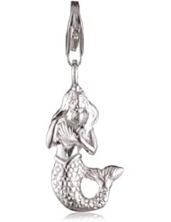 VINANI brand Germany 925 Sterling Silver Charm Pendant Mermaid shiny HJF