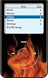 Flame Design - Apple iPod video 30GB Hard Case iJacket - Shock Absorbent Hard Protective Faceplate Cover + FREE iPod video Screen Protector Shield