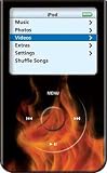 Flame Design - Apple iPod video 30GB Hard Case iJacket - Shock Absorbent Hard Protective Faceplate Cover + FREE iPod video Screen Protector Shield