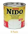 Nestle Nido Instant Dry Whole Milk 12.6 Oz - 360g Can - 4 Pack