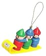 Fisher Price Little People Toboggan Christmas Ornament by Basic Fun