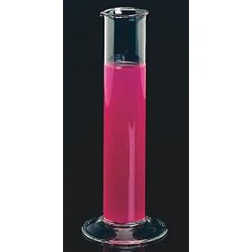 Fisherbrand Borosilicate Cylinders with Pouring Lip, Ungraduated; 50mL