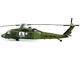 UH-60A Black Hawk Helicopter US Army 101st Airborne Midnight Blue (Built-Up Plastic) Easy Model MRC