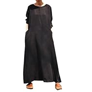 Plus Size Silk Spring Vintage Maxi Dress 