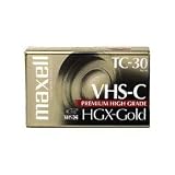 Maxell HGX-GOLD TC-30 Camcorder Video Cassette, 2 Pack