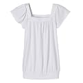 Girls' Xhilaration&reg; Basic Fashion Top - True White
